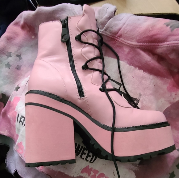 Killstar Broom Rider Boots - Picture 3 of 11